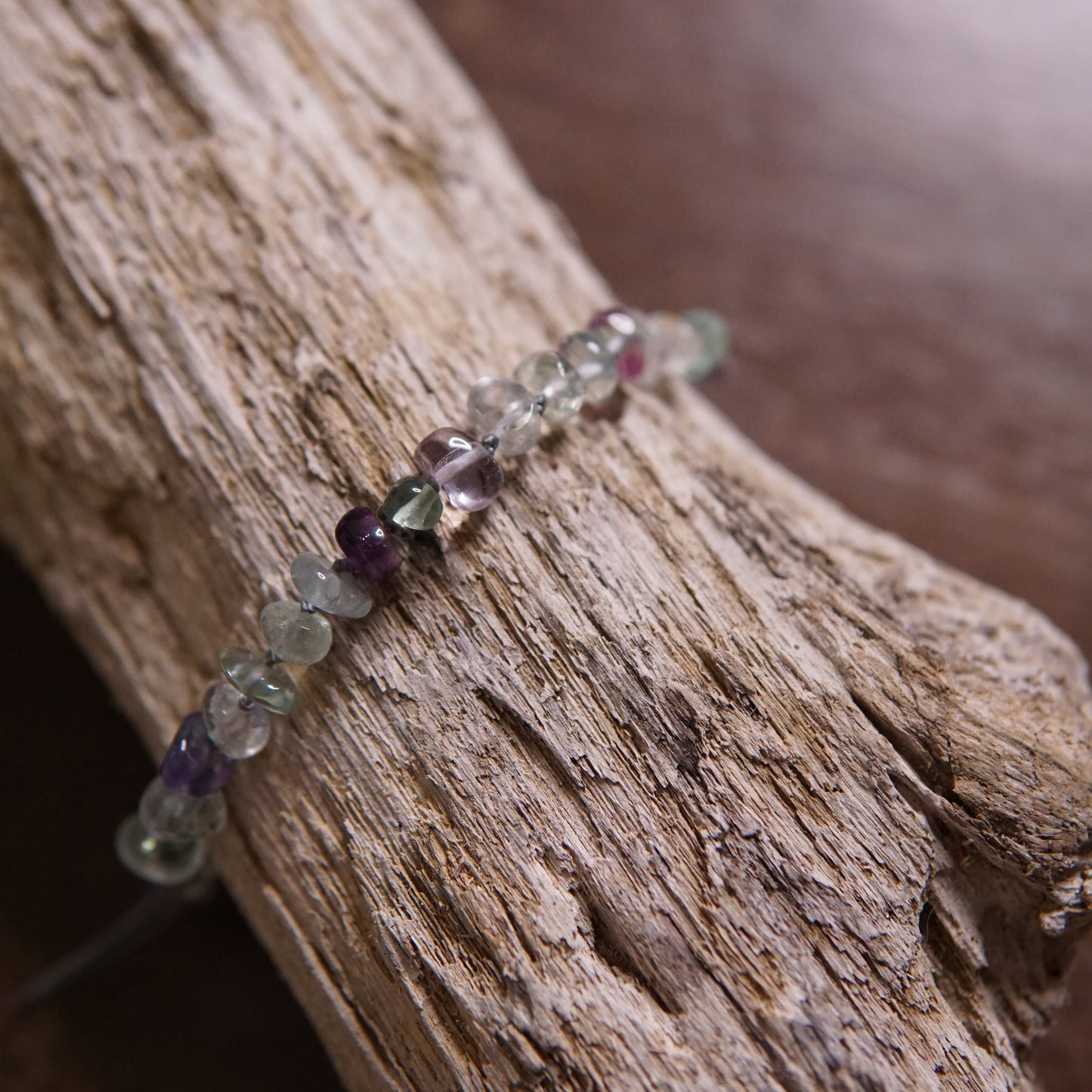 Rainbow Fluorite Chip Bracelet image 2