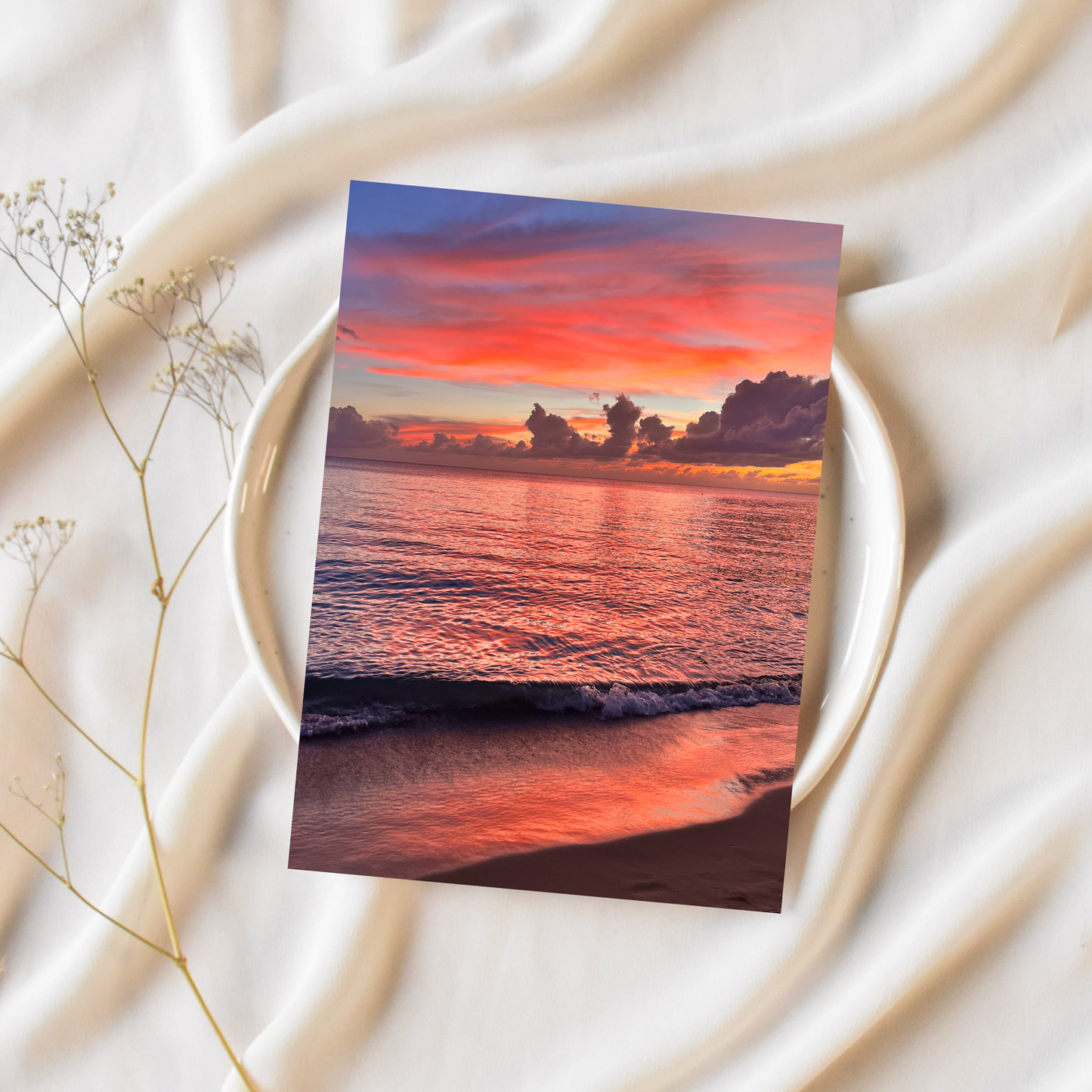"Un Dia que Fui Feliz" Photo Postcard image 0