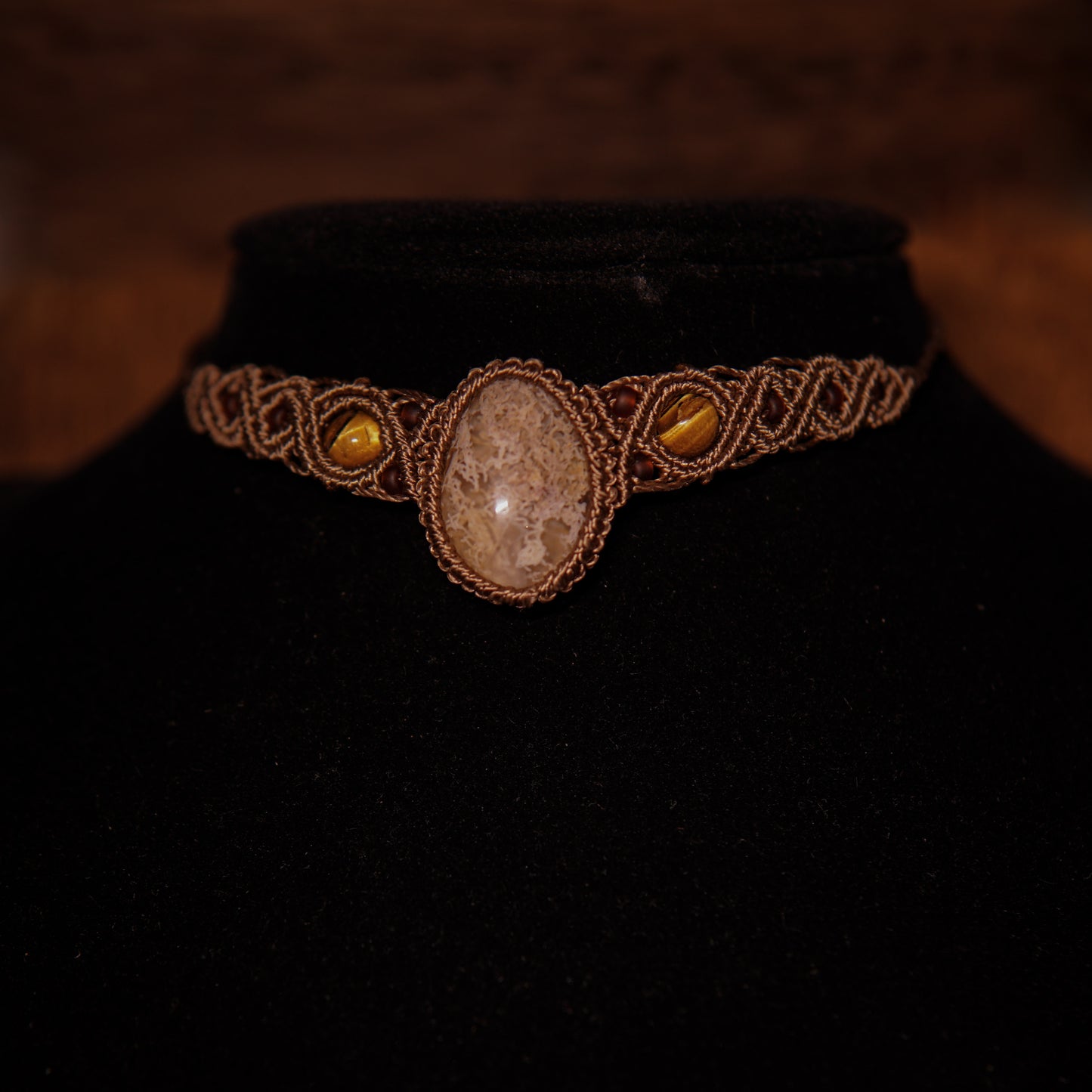 Coral Agate Fairy Choker