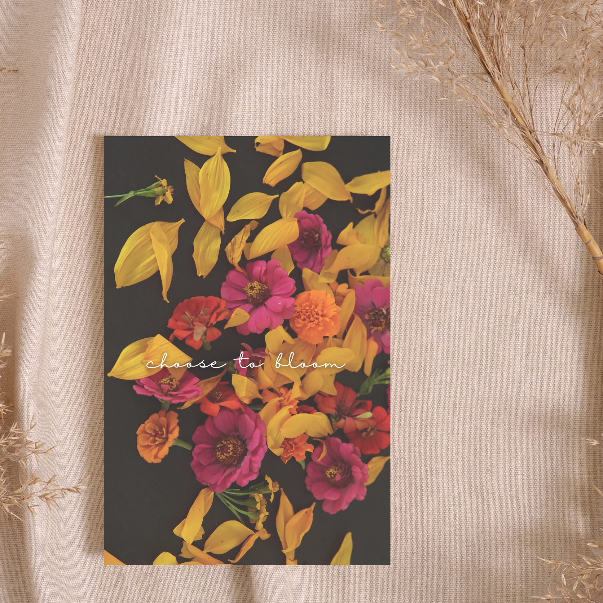 "Choose to Bloom" Photo Postcard image 0