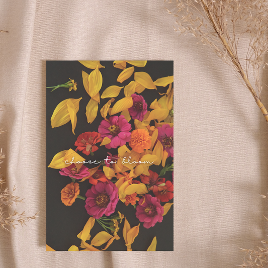 "Choose to Bloom" Photo Postcard image 0