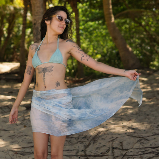 Indigo Silk Sarong